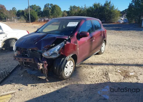 2017 Mitsubishi Mirage Es from USA, damaged, VIN ML32A3HJ8HH008707